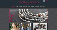 Desktop Screenshot of lesbijouxdesophie.be